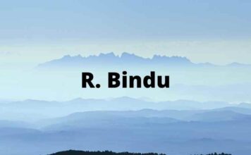 R. Bindu Bio R. Bindu