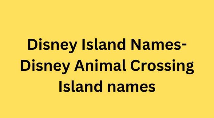 Disney Island Names- Disney Animal Crossing Island names Disney Island Names
