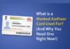 What is a Masked Aadhaar Card Used For? (And Why You Need One Right Now!) Masked Aadhaar card and its uses